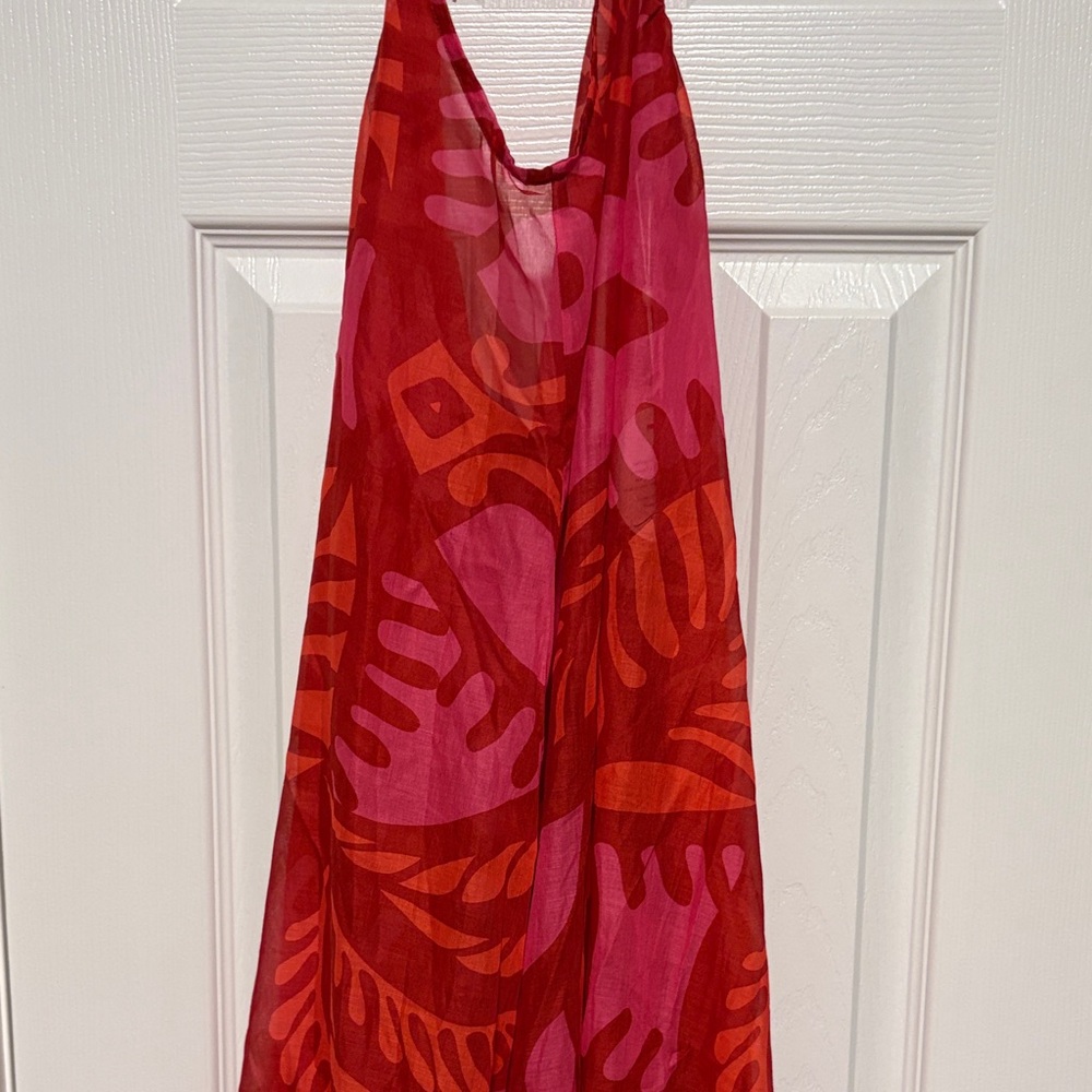 PQ Swim Red and Pink Maxi Dress